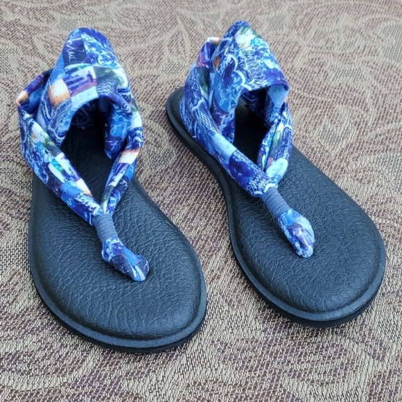 Sanuk Yoga sling Gladiator Sandal Susan Wickstrand - Picture 1 of 8